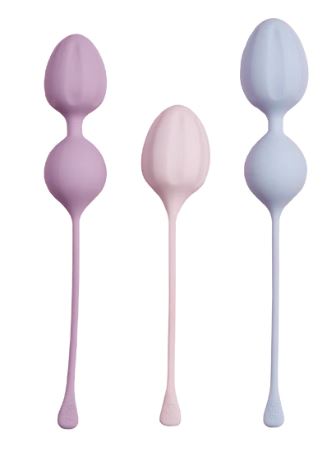 three graduated pelvic floor exercisers kegal exercises